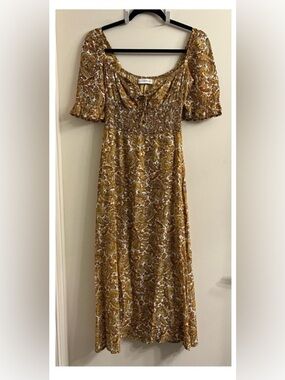 Faithfull The Brand El Paso Paisley Midi Dress USA 2 / XS